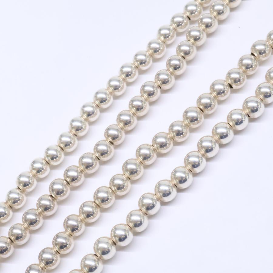 美品 Harpo ハルポ STERLING ナバホパール 5mm ロング ネックレス 71