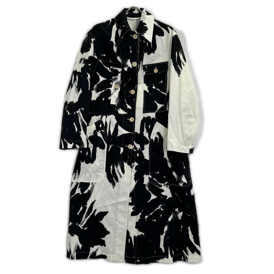 DRIES VAN NOTEN ドリスヴァンノッテン 染めプリント ロング シャツ 
