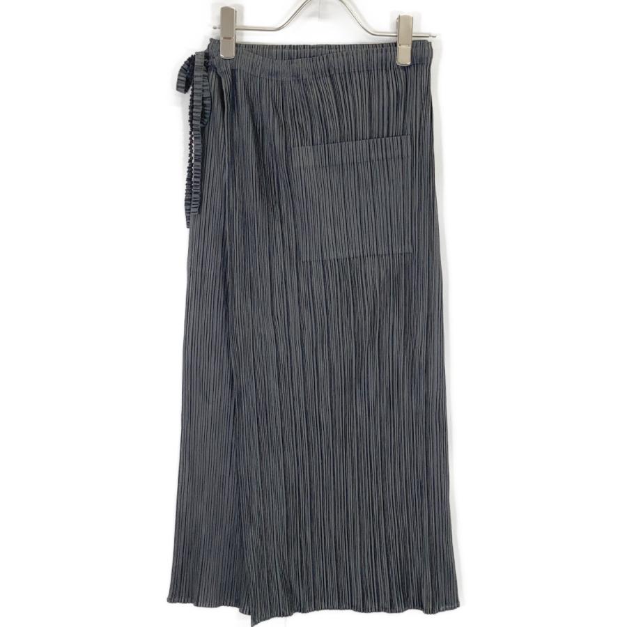 PLEATS PLEASE プリーツプリーズ PP61-JF424 グレー サイドリボン