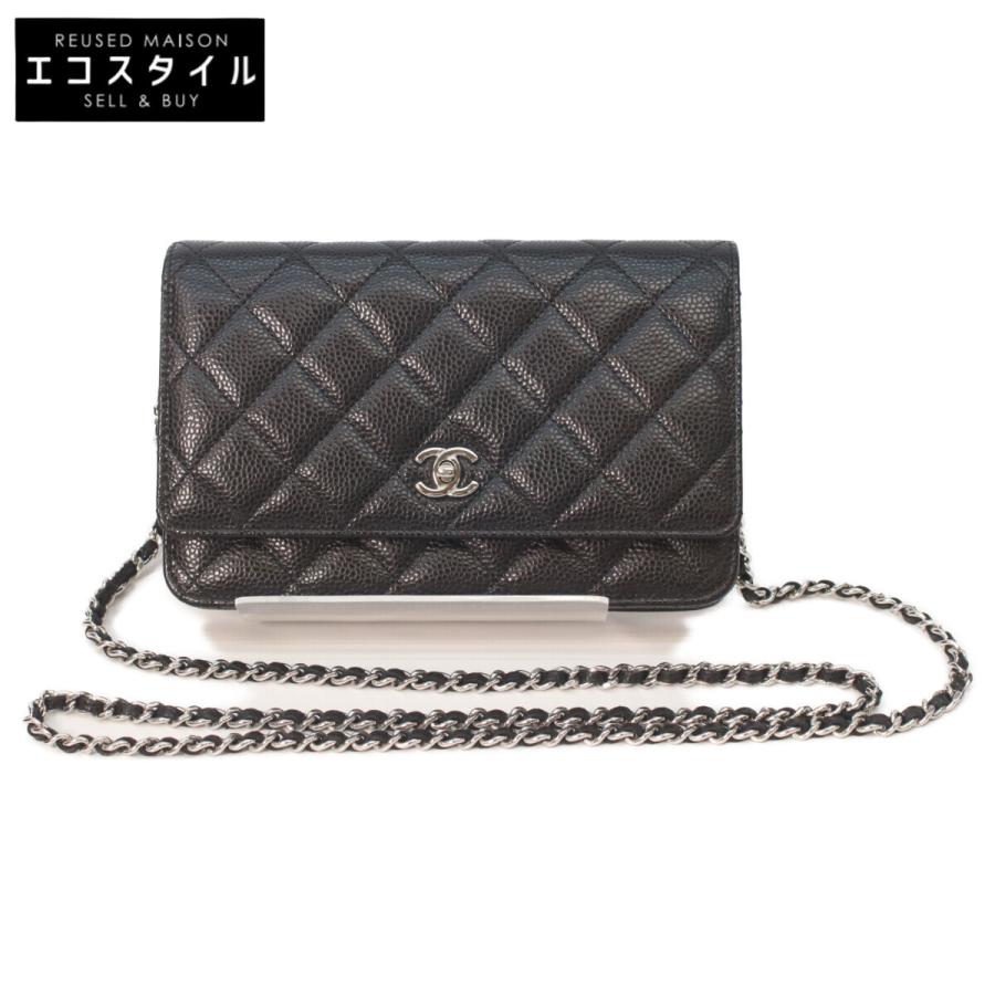 CHANEL（シャネル） 新品同様 AP4241 ブラック キャビアスキン 