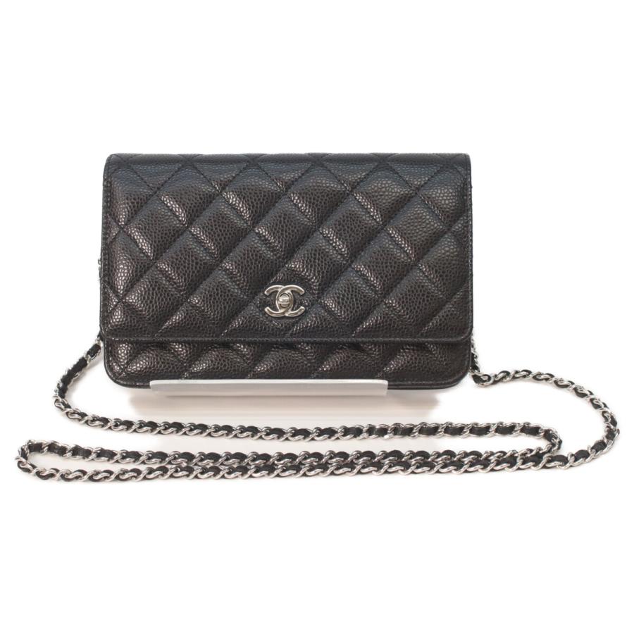 CHANEL（シャネル） 新品同様 AP4241 ブラック キャビアスキン 