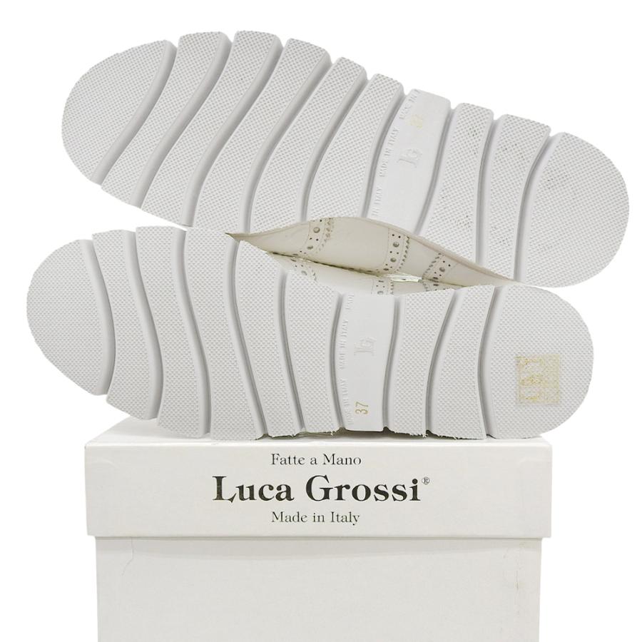 新品同様 Luca Grossi ルカグロッシ メダリオン ビジュー ローファー