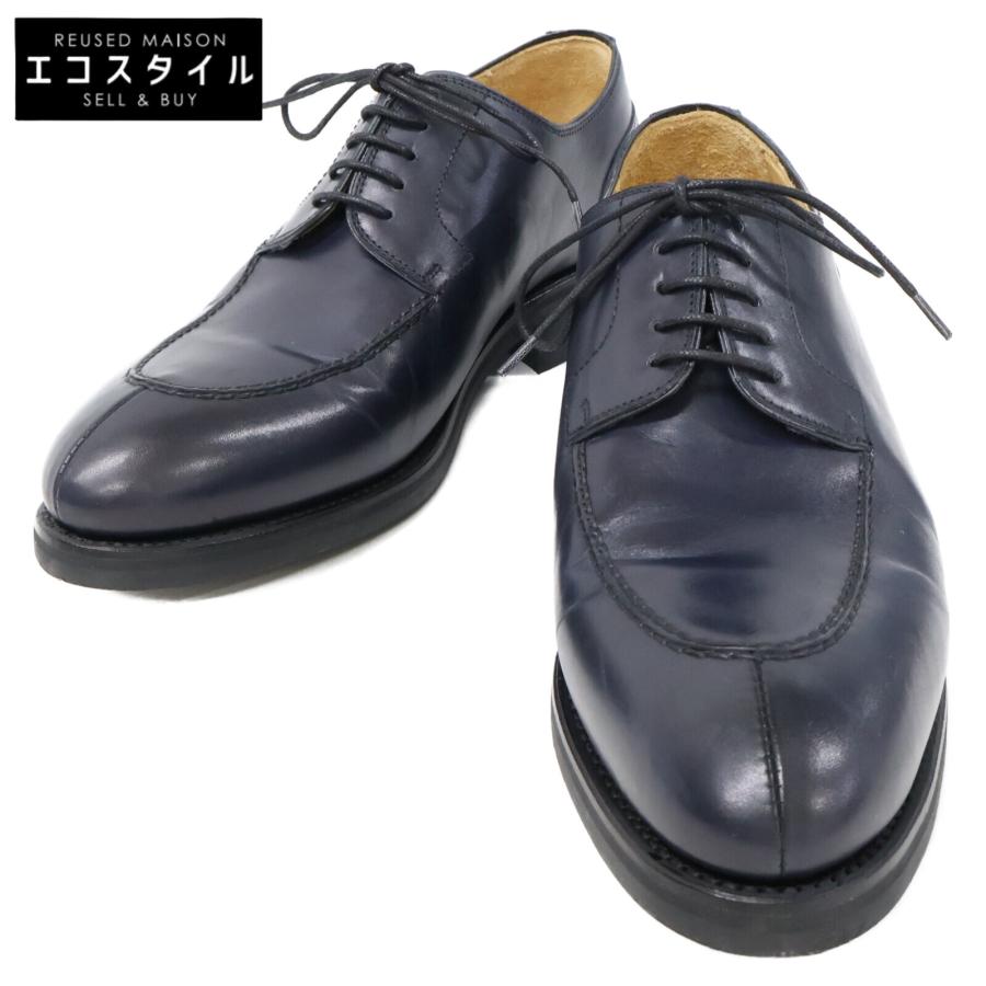 Berwick バーウィック Uチップ レザーシューズ 3566 5 BERWICK バーウィック 3566 ブラック レザー 外羽根 Vチップ ドレス