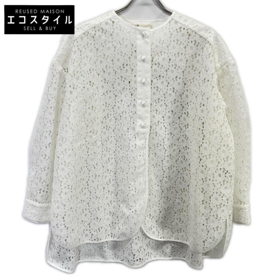 yori ヨリ 25AW YR21-25144AW ホワイト ポリエステル×レーヨン