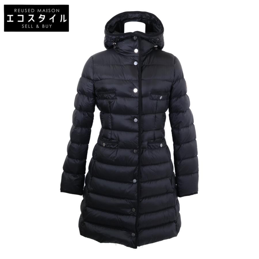 極美品/23年式★モンクレール　HIRMA ダウンコート　ブラック　00 MONCLER（モンクレール） 美品/23年製 HIRMA イルマ フーデッドダウン