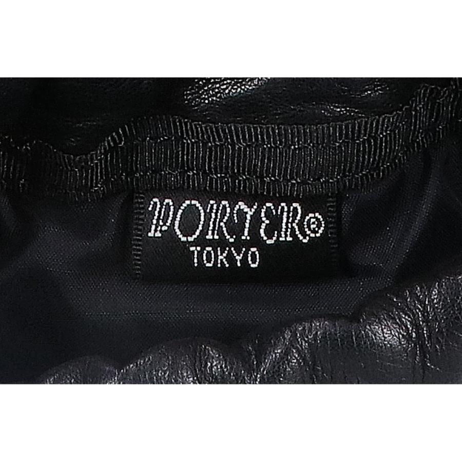 PORTER ポーター xWACKO MARIA ワコマリア ドローストリング レザー
