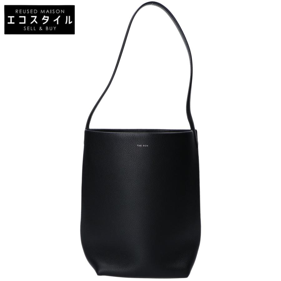 THE ROW(ザロウ) ショルダーバッグ ミディアムN/Sパークトート W1313 L129 黒 レザー 美品 THE ROW ザ ロウ W1313 L129 ミディアム N/S パークトート トート