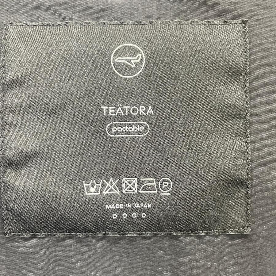 TEATORA テアトラ tt-SHT-P ブラック CARTRIDGE SHIRT カートリッジシャツ ブラック 4 トップス ナイロン メンズ 中古