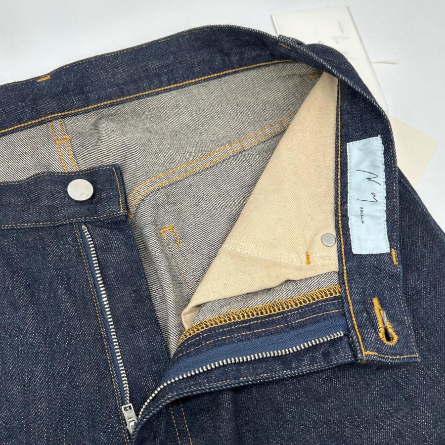 ANCELLM アンセルム 26SS #03-OW インディゴ #03 SELVEDGE STRAIGHT DENIM PANTS セルビッジストレートパンツ 2 メンズ_5