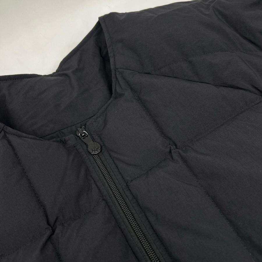 Pyrenex（ピレネックス） HMQ044 ブラック NEIL ノーカラーダウン 