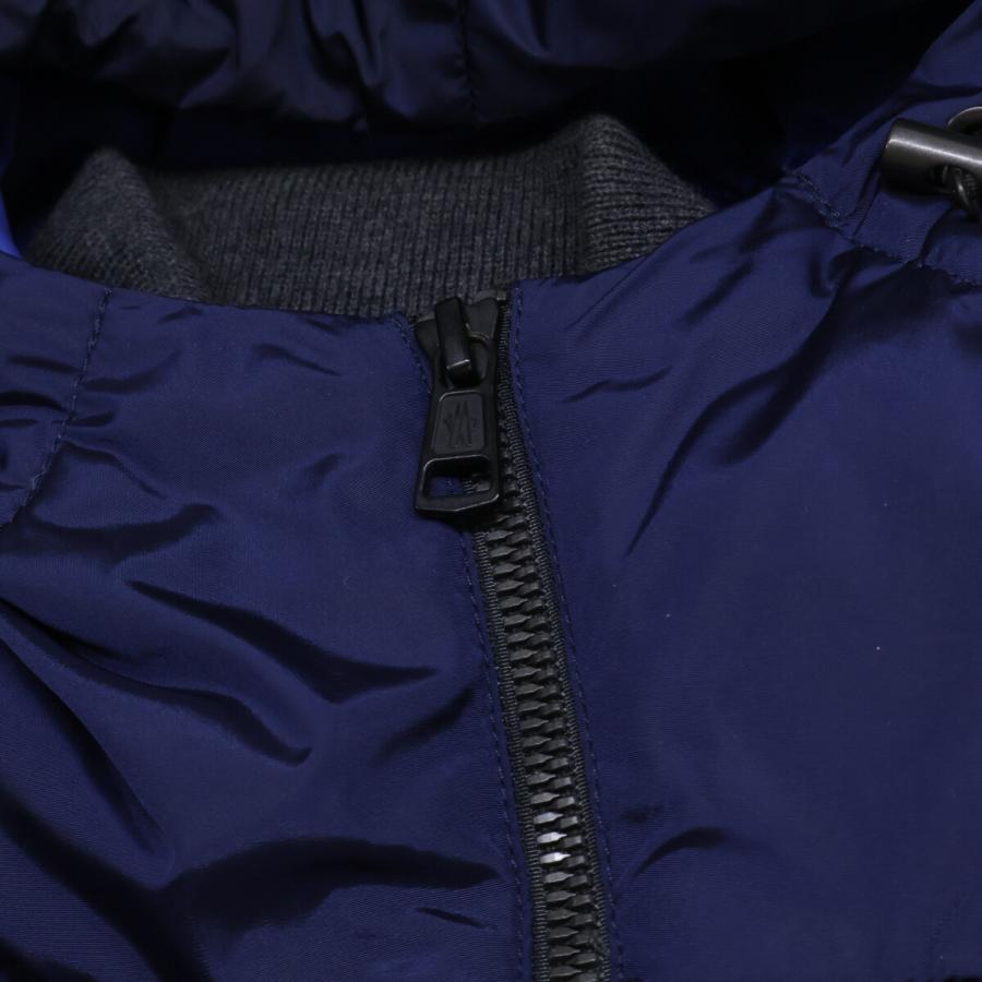 MONCLER モンクレール JULIO チェック ウールｘナイロン切替 フーディダウンジャケット 2 MONCLER（モンクレール） JULIO チェック ウールxナイロン切替