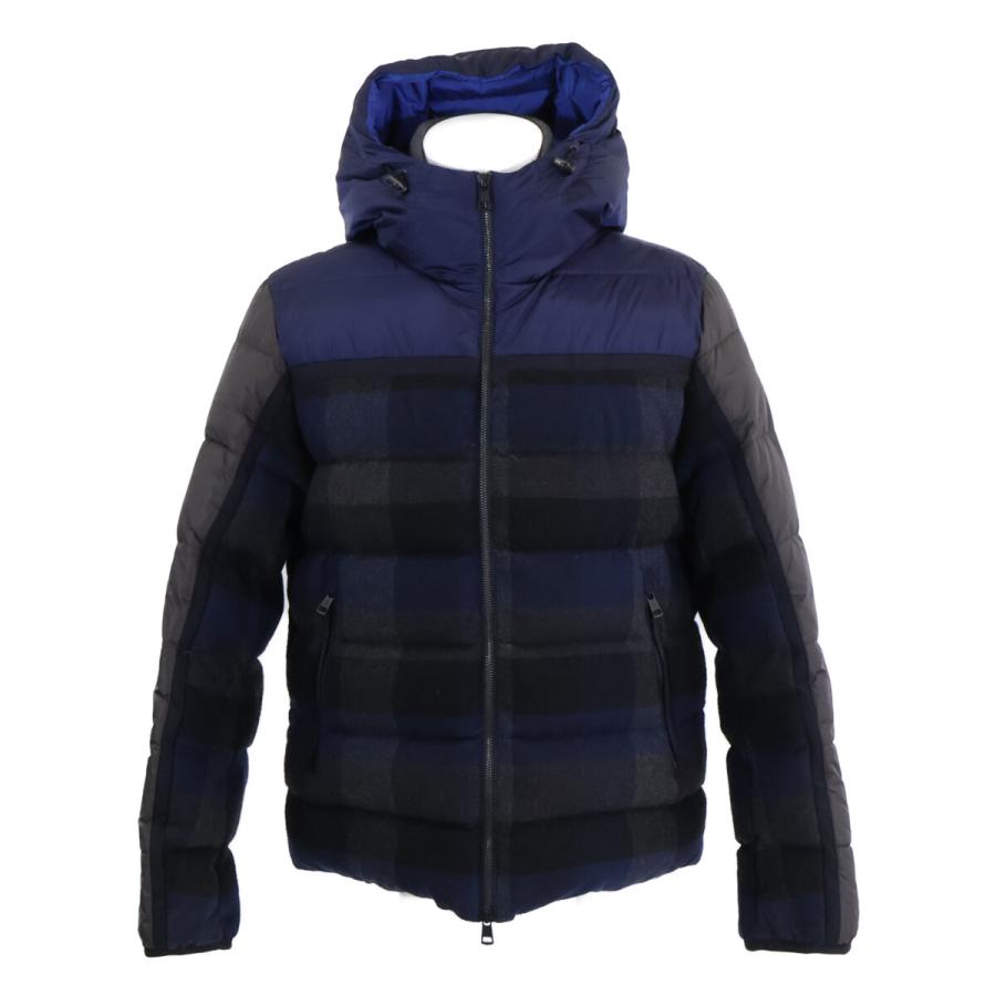 MONCLER（モンクレール） JULIO チェック ウールxナイロン切替