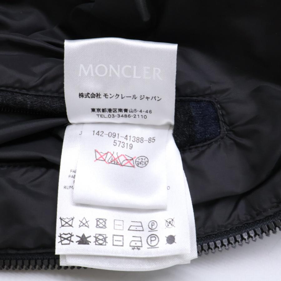 MONCLER（モンクレール） JULIO チェック ウールxナイロン切替