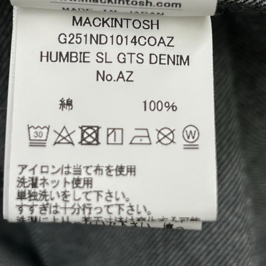MACKINTOSH マッキントッシュ G251ND1014COAZ インディゴ HUMBIE SL GTS DENIM インディゴ 34 ジャケット コットン メンズ 中古の画像
