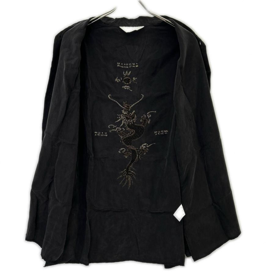 ANCELLM アンセルム 26SS ANC-SH78 ネイビー キュプラ EMBROIDERED