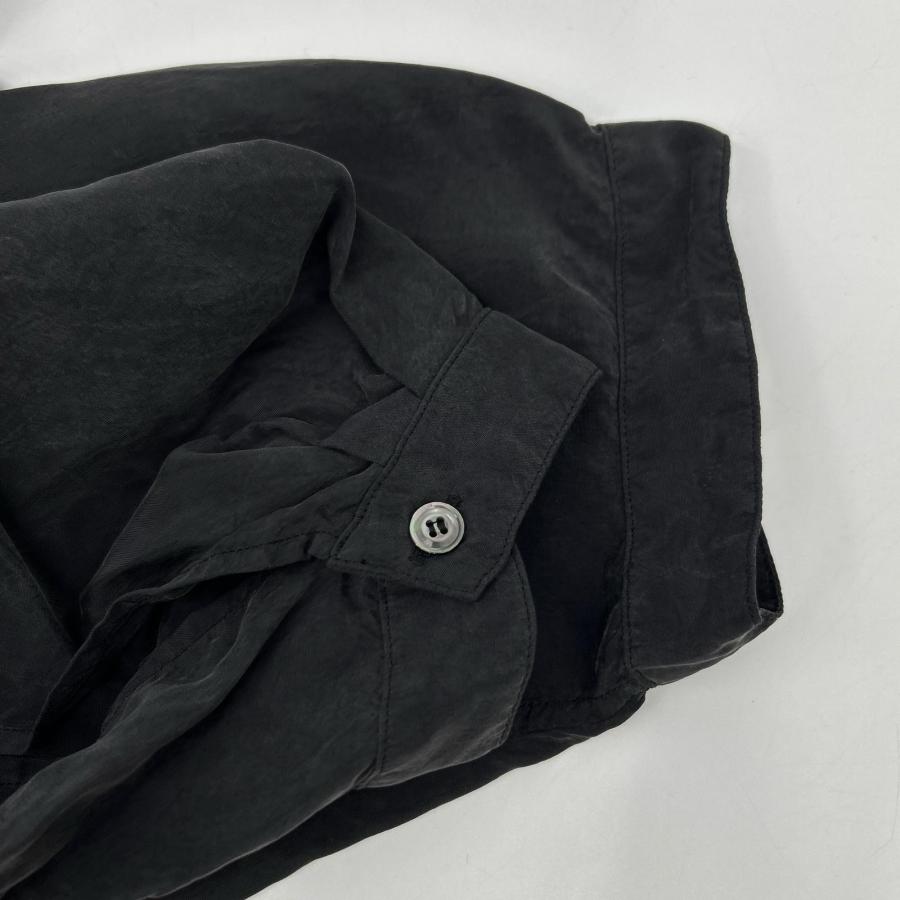 ANCELLM アンセルム 26SS ANC-SH78 ネイビー キュプラ EMBROIDERED 