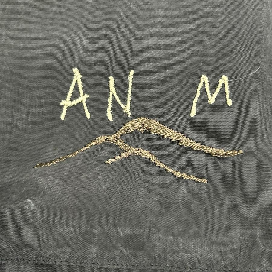 ANCELLM アンセルム 26SS ANC-SH78 ネイビー キュプラ EMBROIDERED 