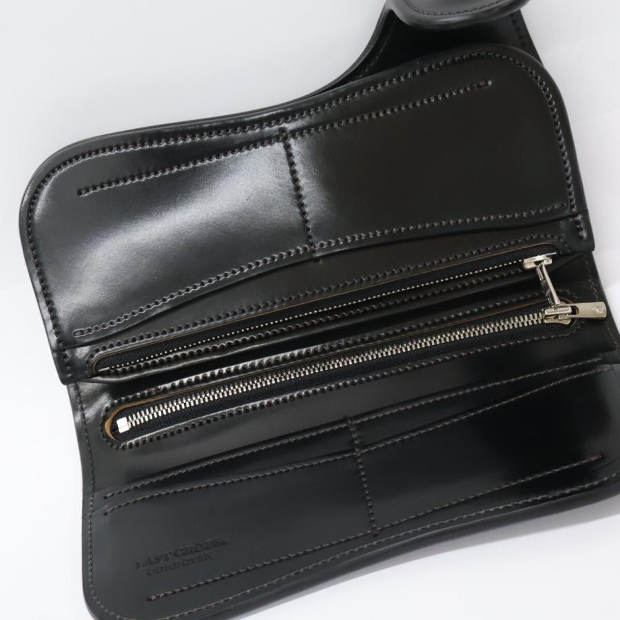 LAST CROPS. ブラックレザー　ブリスターＬ 新品同様 LAST CROPS ラストクロップス ROUGH-OUT SERIES LC BLISTER(L