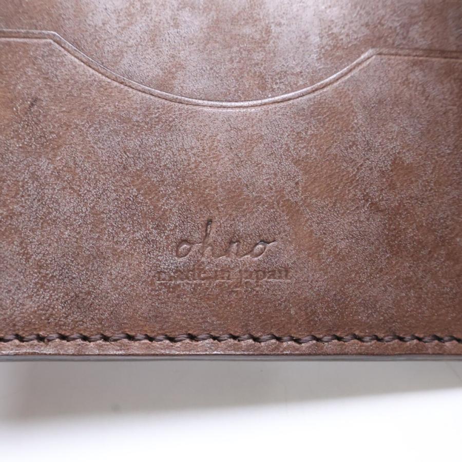 美品 ohno lavoro in cuoio オオノラヴォーロインクオイオ レザー 二