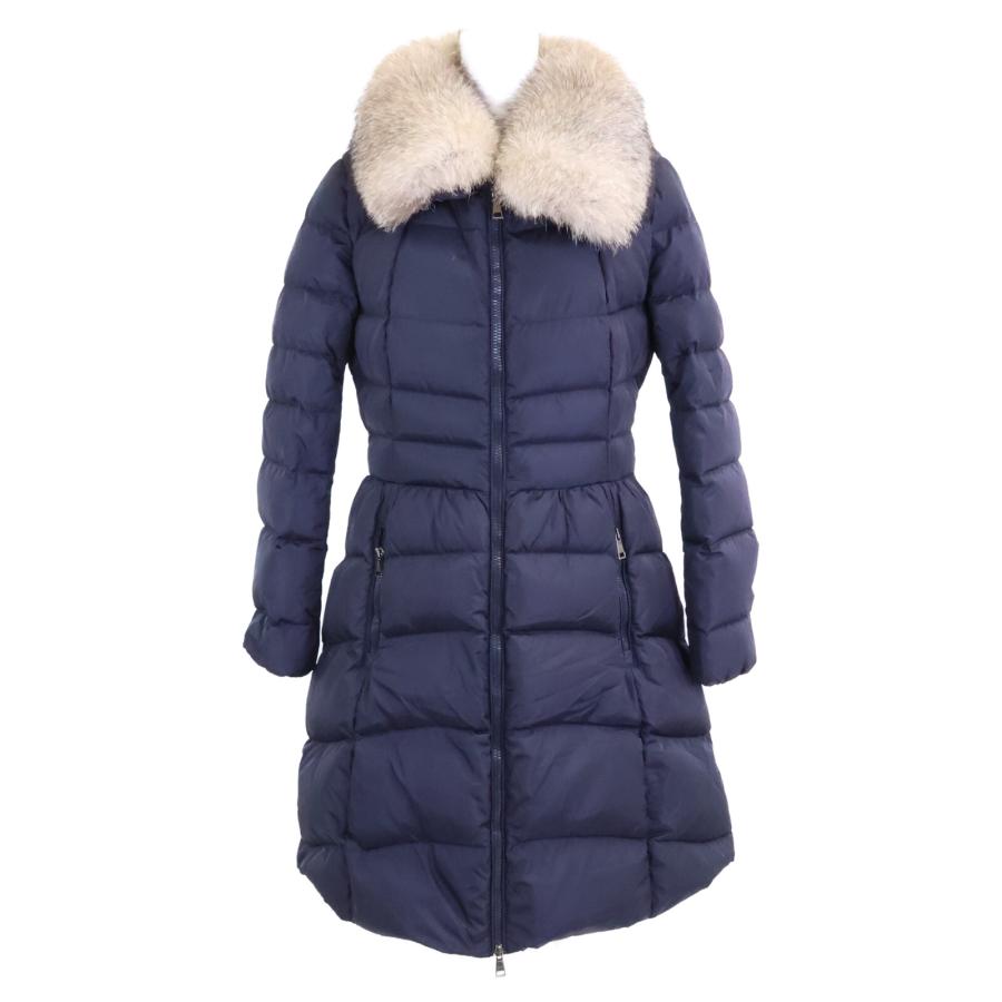 『極美品』MONCLER HIRONDELLE ロングダウンジャケット MONCLER モンクレール D20934934520 HIRONDELLE イロンデール ファー付