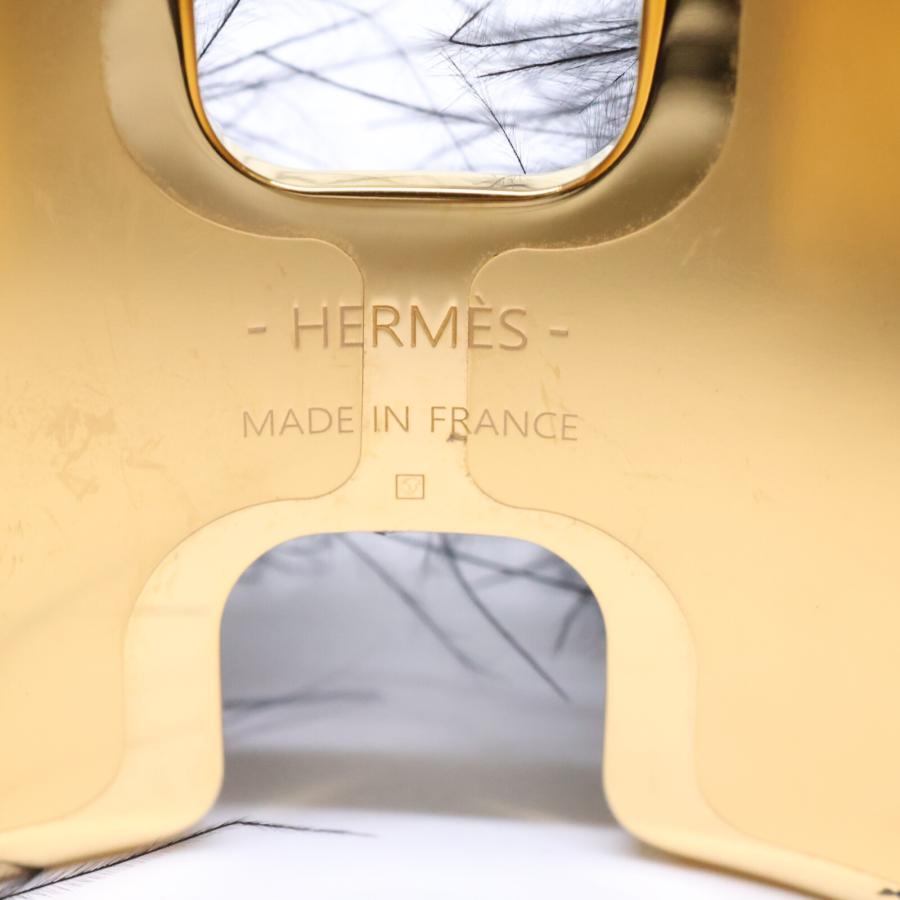 新品未使用   HERMES エルメス フェザー オランプ・ファー フォーブル・サーカス ブレスレット バングル T2 レディース アクセサリーの画像