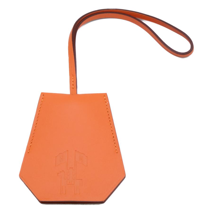 ◇エルメス◇レザー/クロシェット/チャーム/ブランド 美品 HERMES エルメス イヤーズギフト2024 シルバー金具 ヴォー