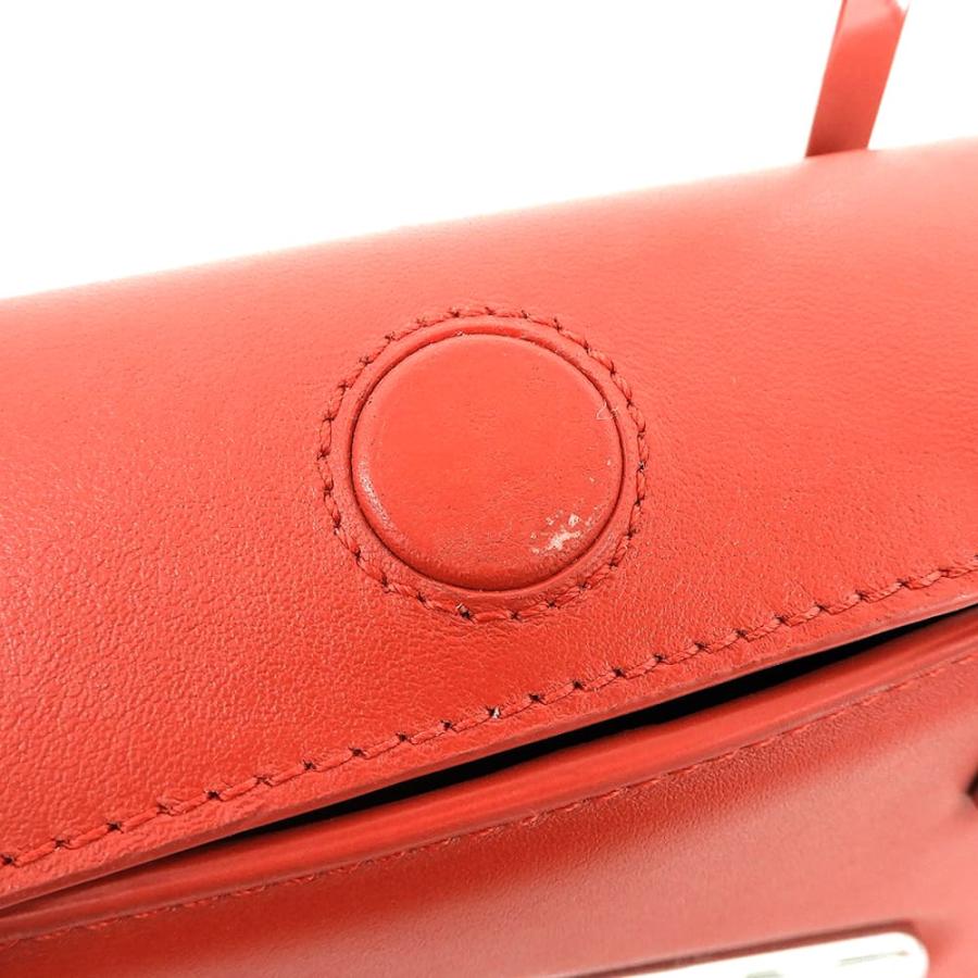 Yuzefi ユゼフィ メタルハンドル MOON 2WAY ハンドバッグ レディース レッド YUZRS23-HB-MN-41