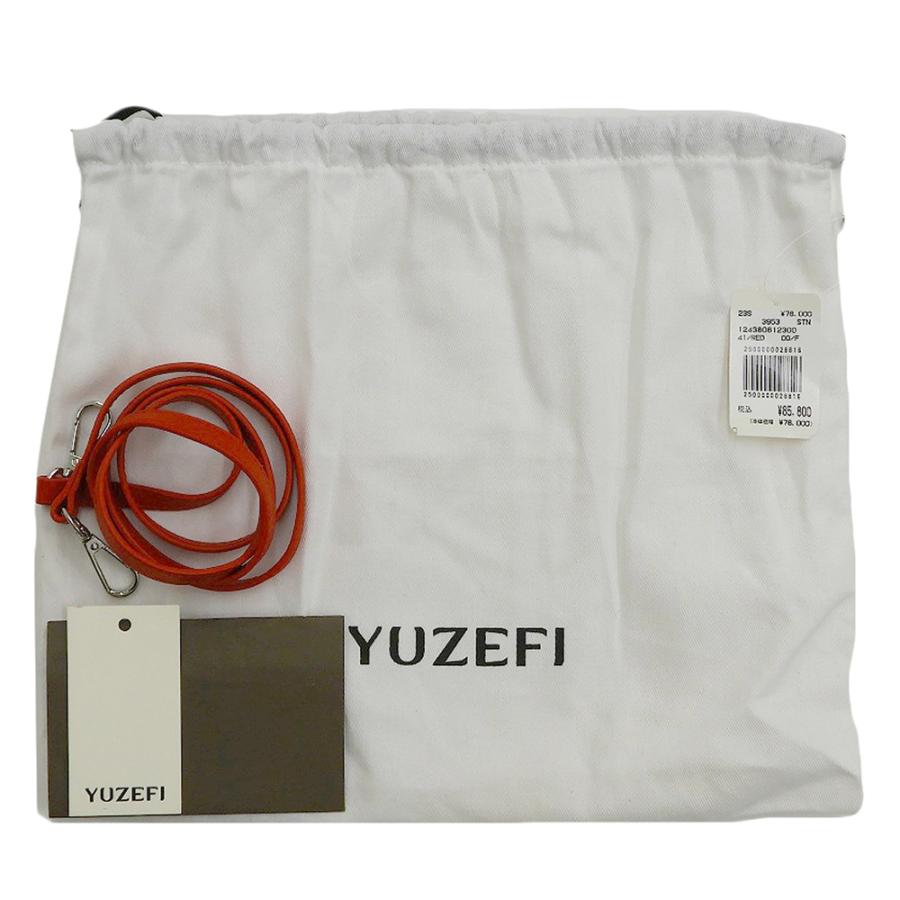 Yuzefi ユゼフィ メタルハンドル MOON 2WAY ハンドバッグ レディース レッド YUZRS23-HB-MN-41