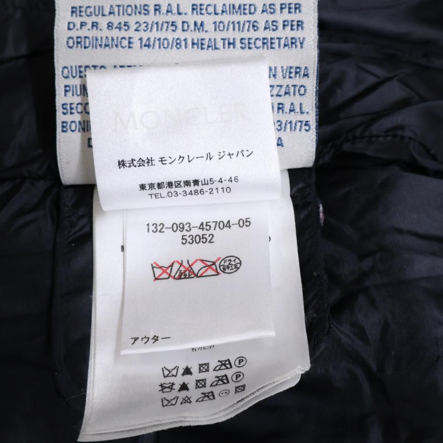 MONCLER モンクレール MARAISETTE ノーカラー ダウンジャケット 00 ブラック レディース_7