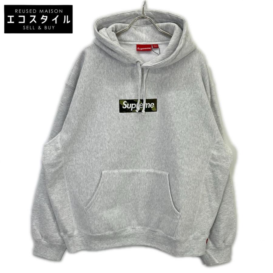 Supreme（シュプリーム） 23AW アッシュグレー Box Logo Hooded