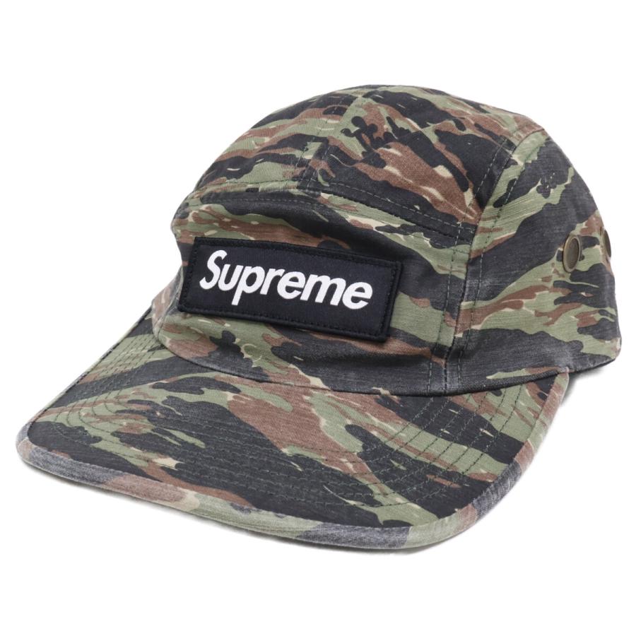 希少 Supreme Military Camp Cap 24SS タイガーカモ Supreme（シュプリーム） 美品 SS24 Military Camp Cap Olive Tiger