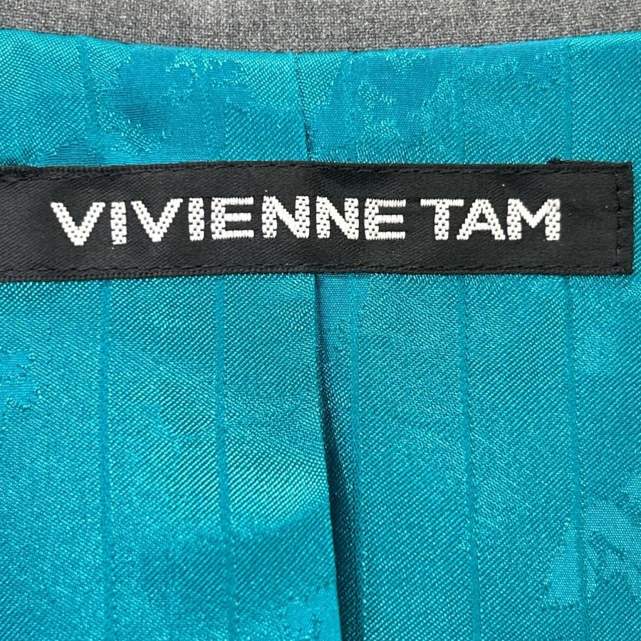VIVIENNE TAM ヴィヴィアンタム 15275956 グレー レーヨン混 TROPICAL 2WAY SUITING JACKET　38 レディース_4