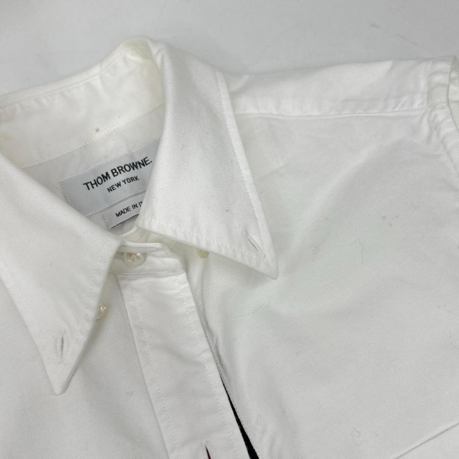 THOM BROWNE トムブラウン ホワイト コットン オックスフォード