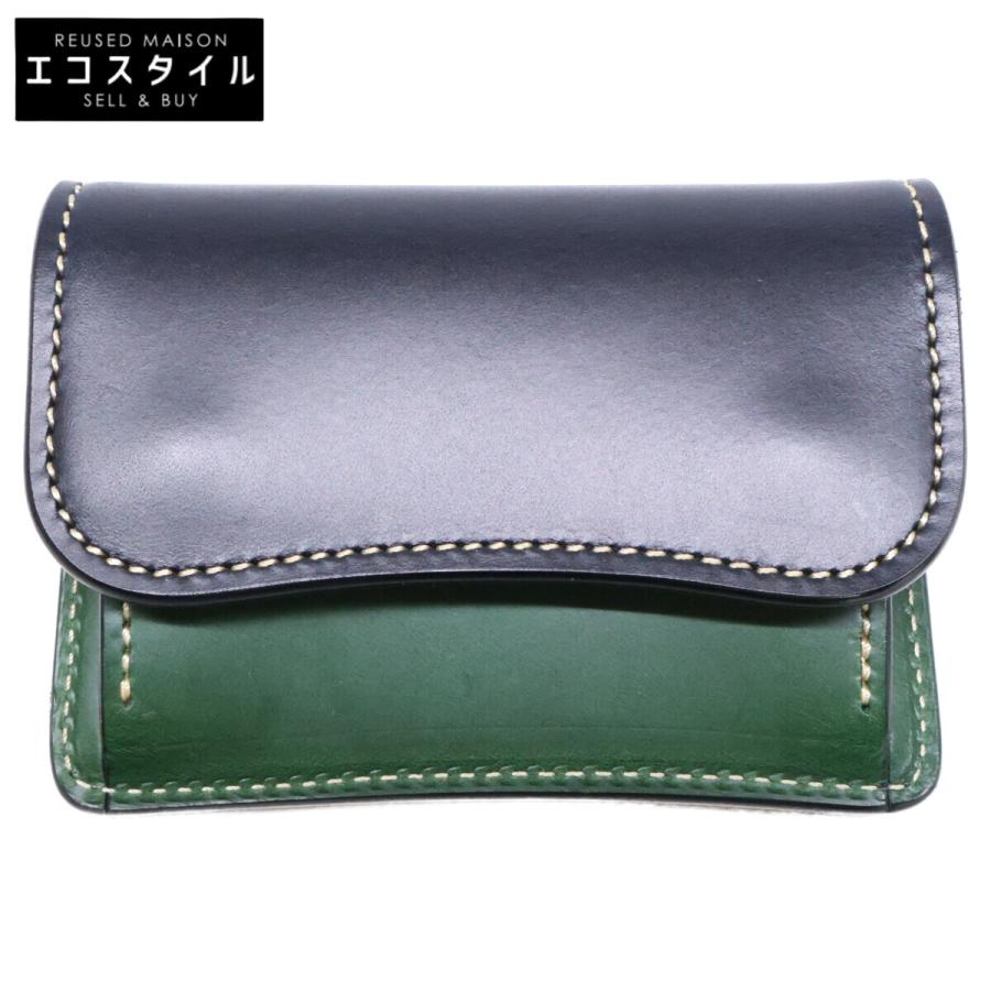 新品同様 WILDSWANS ワイルドスワンズ 別注 TONGUE NAVYxGRN タング
