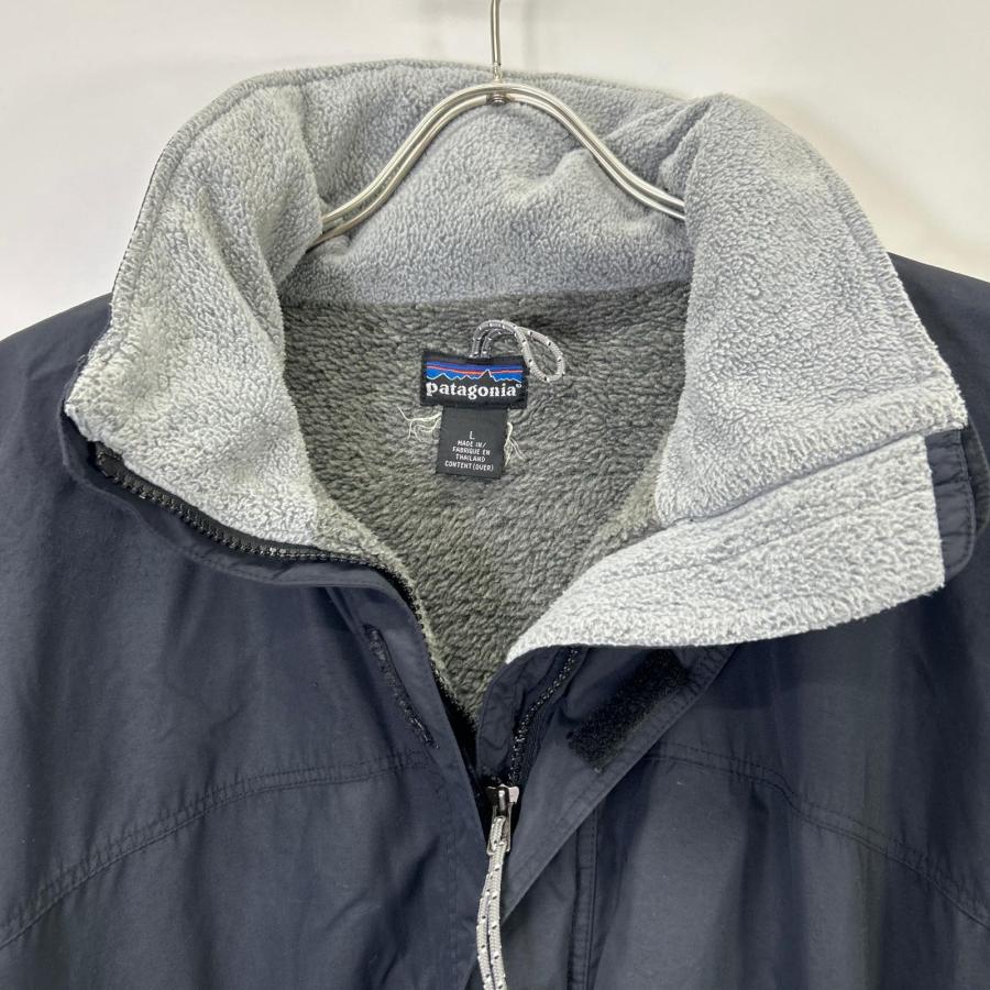 Patagonia パタゴニア 96年製 ブラック フリース 裏ボア フュージョンジャケット L patagonia（パタゴニア） 96年製 ブラック フリース 裏ボア