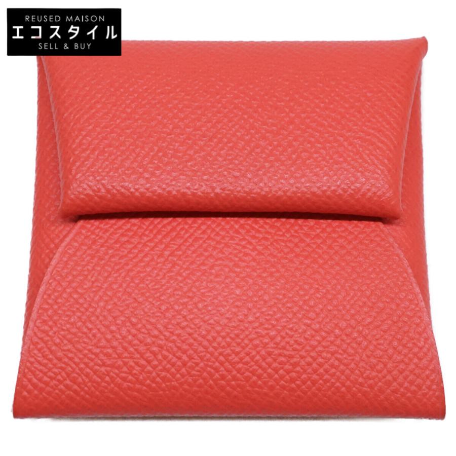 美品 HERMES エルメス バスティア T刻 エプソン コインケース メンズ 
