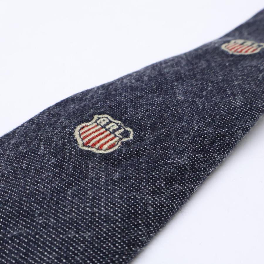 美品 RRL ダブルアールエル イタリア製 コットン シールドエンブロイ