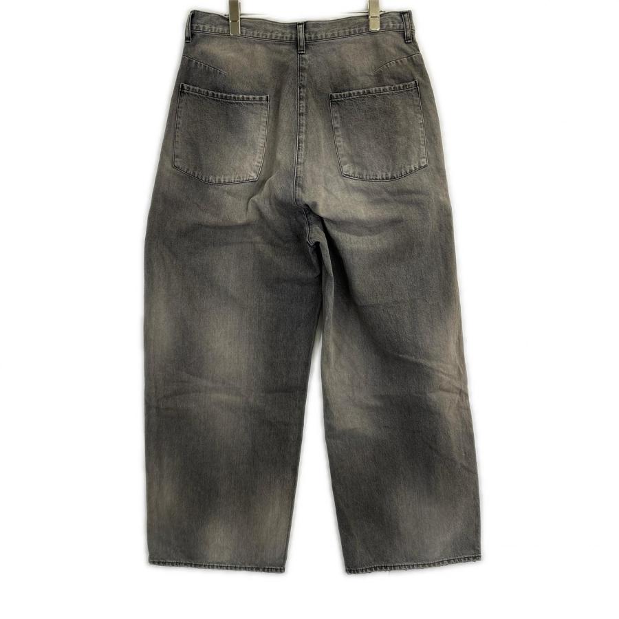 25AW ANCELLM アンセルム ANC-PT84-A DENIM WIDE SLACKS USED加工
