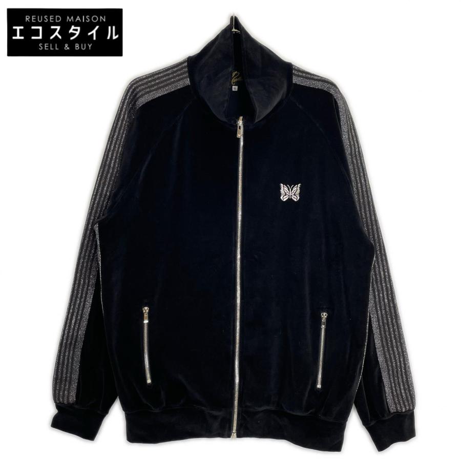Needles ベロアポロシャツ ブラック Mサイズ 美品 Needles（ニードルズ）〉 別注 Shawl Polo S/S - Charcoal TOKYO
