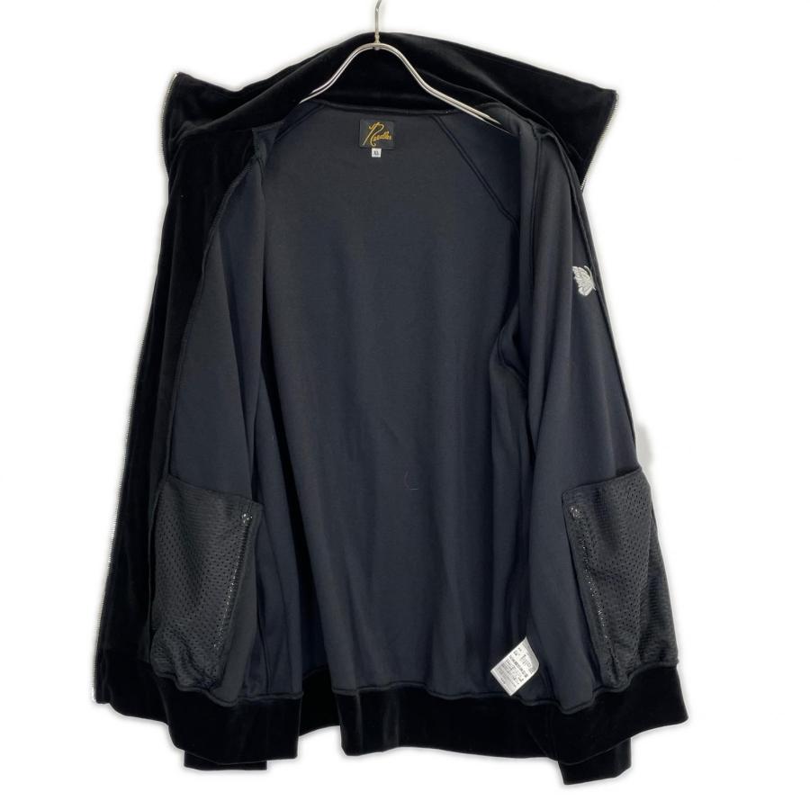 Needles ブラック ジップアップジャケット XL Needles - トラックジャケット XL ブラック ラメ ニードルス
