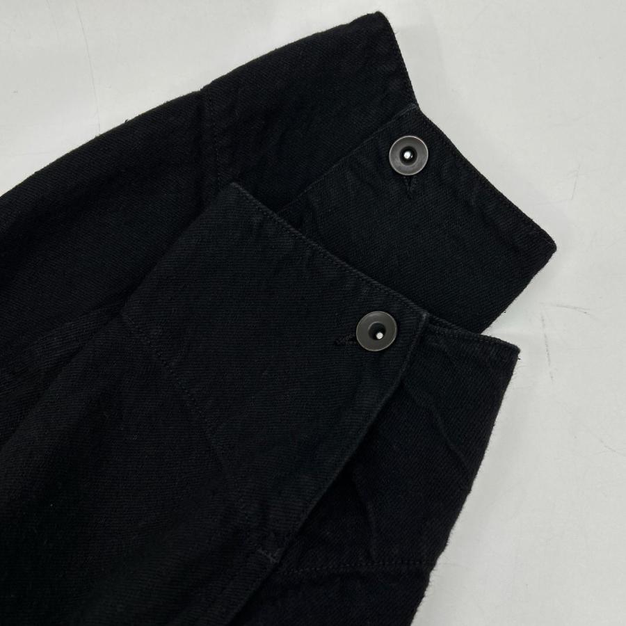 COMOLI コモリ U03-01013 21AW ブラック コットン デニムワーク