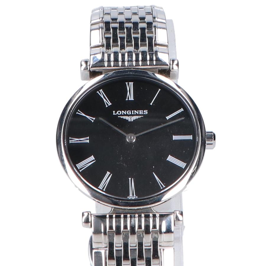 LONGINES 時計 シルバー/ブラック LONGINES（ロンジン） L4.209.4.51.6 黒文字盤 グランドクラシック
