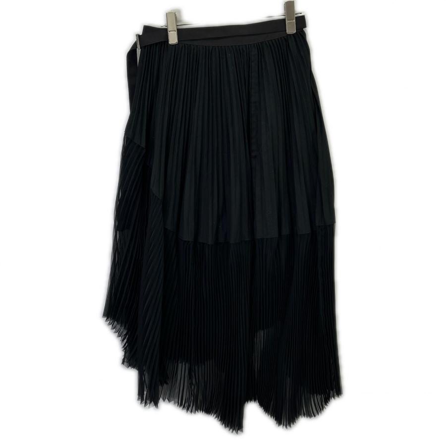 sacai（サカイ） 20-04888 アシメントリー プリーツ フレア スカート 1