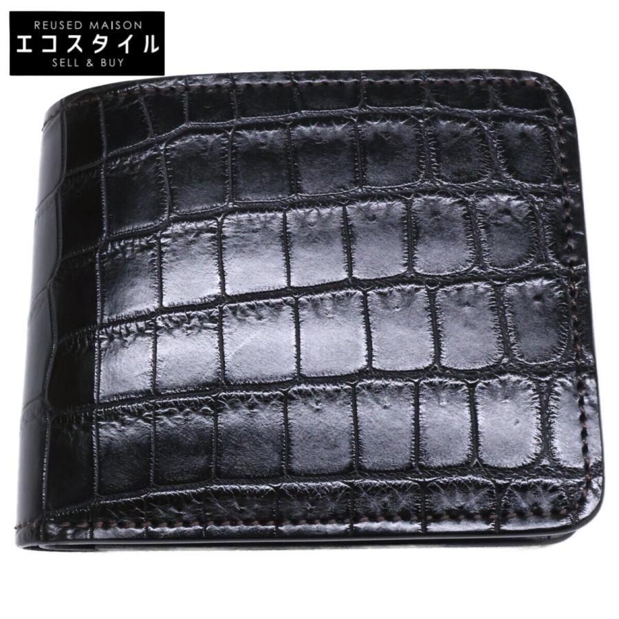 ワイルドスワンズ　WILDSWANS グラウンダー　　クロコダイル　未使用に近い 新品同様 WILDSWANS ワイルドスワンズ GROUNDER/グラウンダー