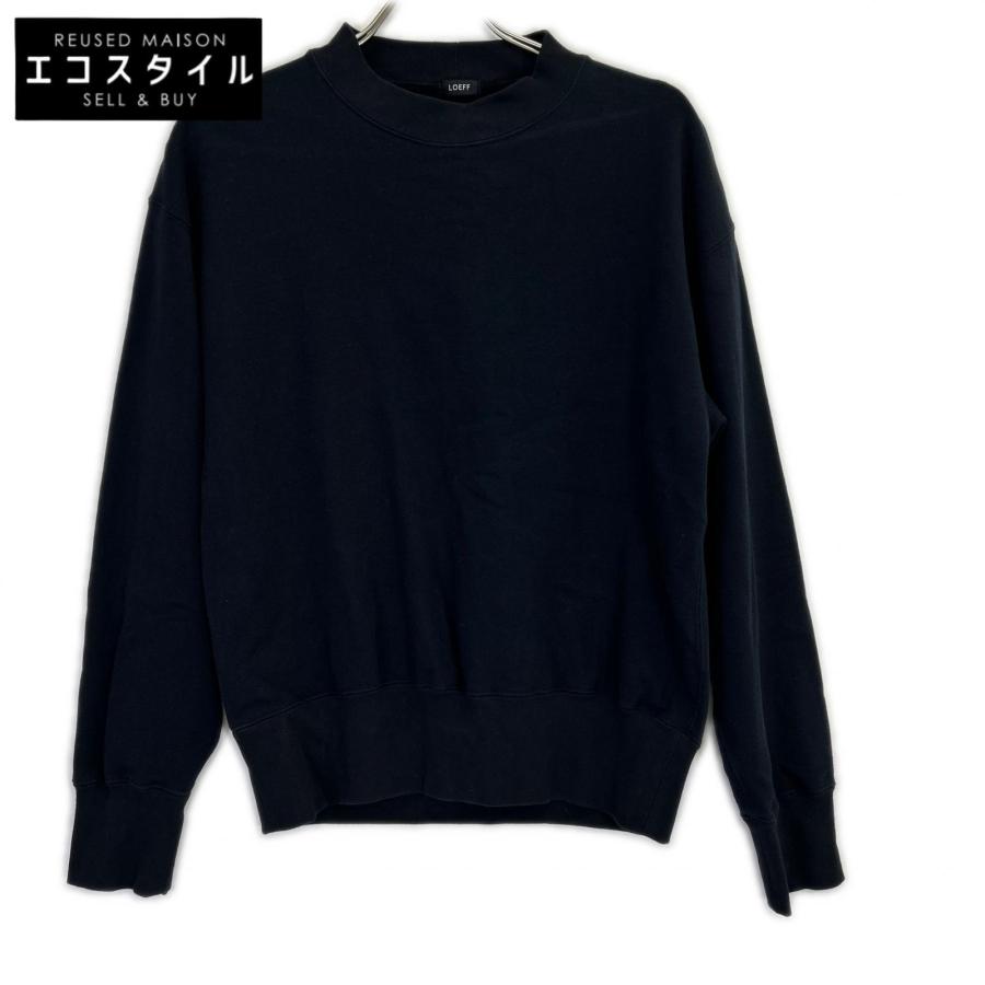 LOEFF ロエフ 8882-6-000000 26SS ネイビー クルーネックスウェット 0