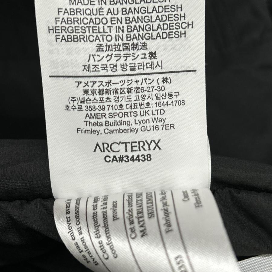 ARC'TERYX（アークテリクス） 22年製 ブラック ATOM AR HOODY