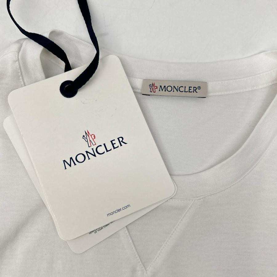 MONCLER モンクレール  23年製 ﾎﾜｲﾄ SS T-SHIRT ﾀﾞﾌﾞﾙﾛｺﾞTｼｬﾂ S MONCLER（モンクレール） 23年製 ホワイト SS T-SHIRT ダブルロゴT