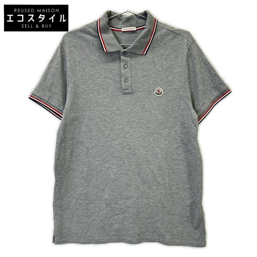 MONCLER（モンクレール） 20年製 グレー MAGLIA POLO MANICA CORTA