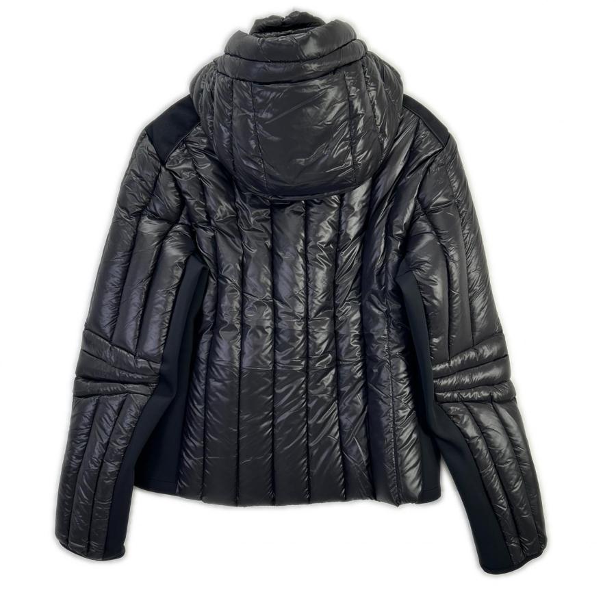 極美品■PRADAプラダ　切り替えダウンジャケット　SGH580 サイズ50 PRADA SPORT（プラダスポーツ） SGH580 ブラック ナイロン 切り替え