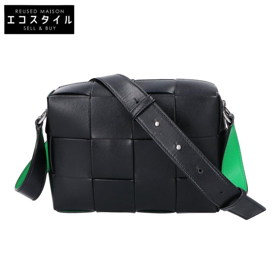 美品 BOTTEGA VENETA ボッテガヴェネタ ブラック レザー イントレ 